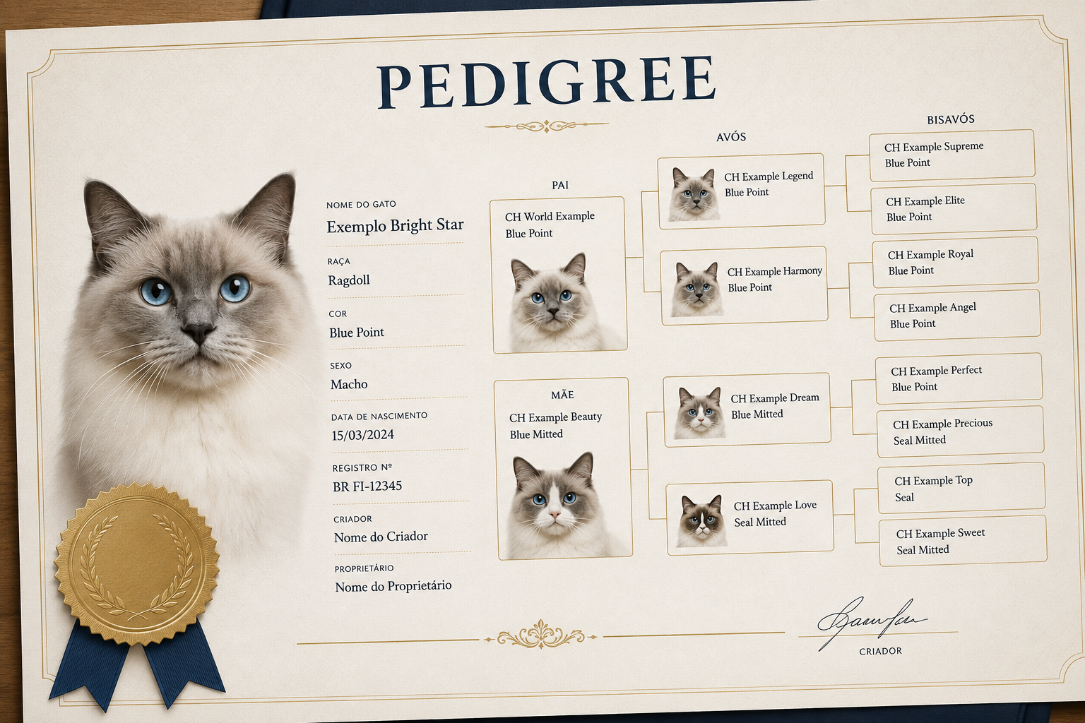 O que é o pedigree?